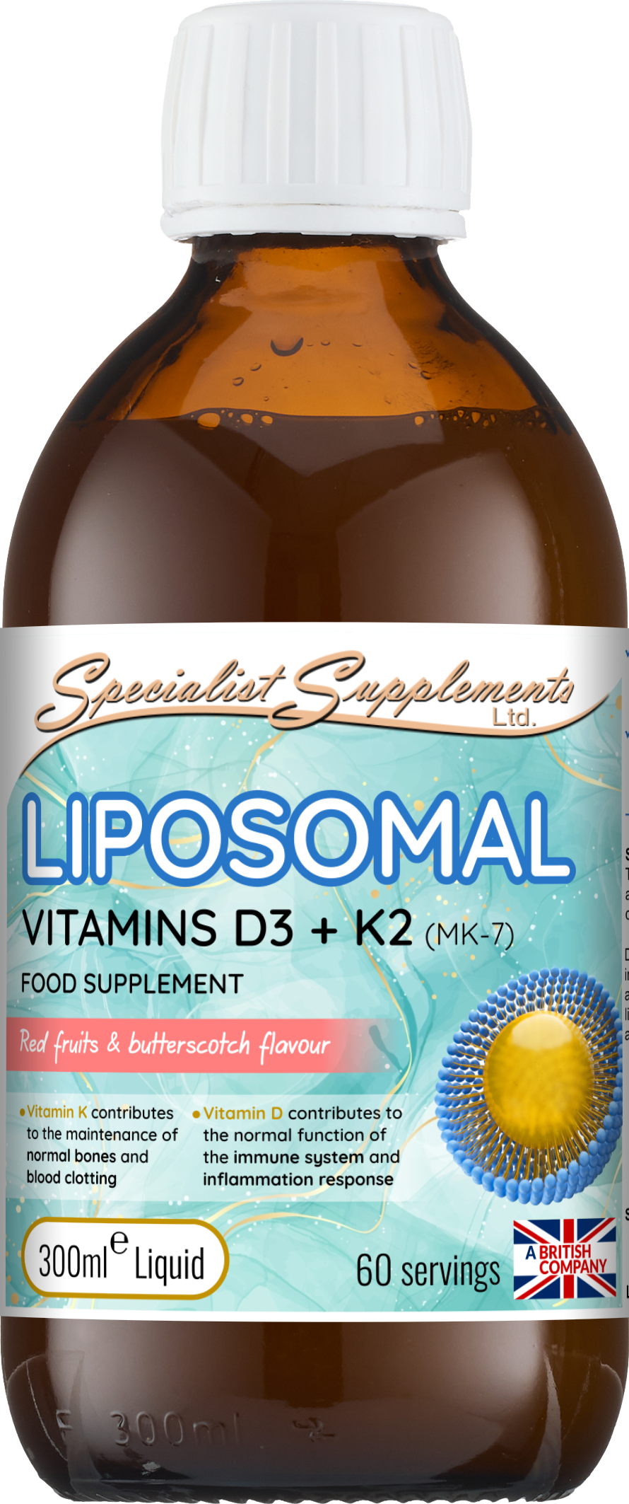 LIPOSOMAL Vitamins D3 + K2