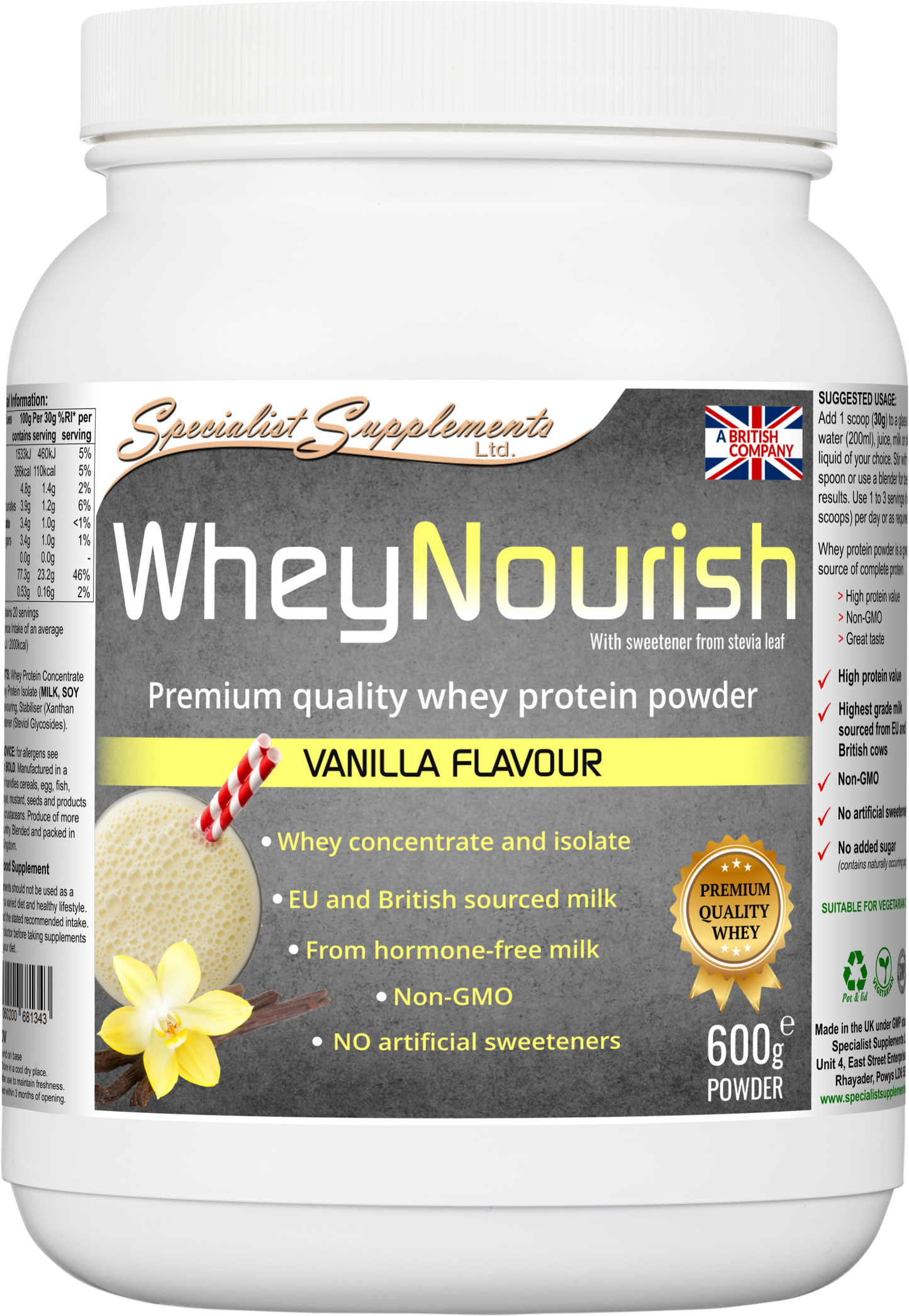 WheyNourish (Vanilla Flavour)